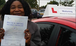 Customer Reviews Automatic driving lessons Sade Oluyemi