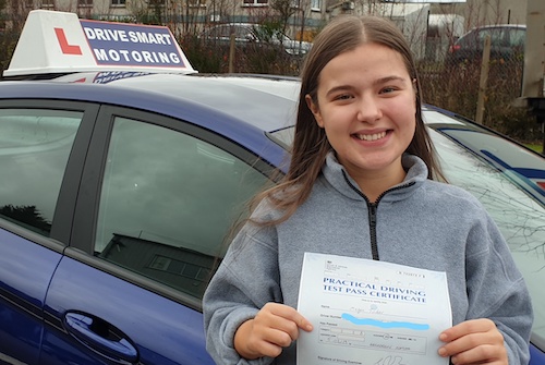 Automatic Test Pass for Megan Tucker of Aberdeen